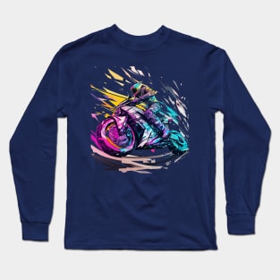 Speeding into future Long Sleeve T-Shirt